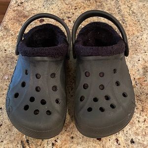 Crocs Sandals Black Unisex Size 8/9 Little Kids